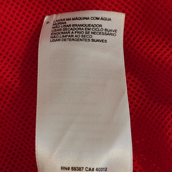 ADIDAS MENS DRIVE 2 WINDBREAKER FULL FRONT ZIP JACKET WITH STOWAWAY HOOD, RED M - Picture 14 of 14